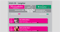 Desktop Screenshot of kniki.de